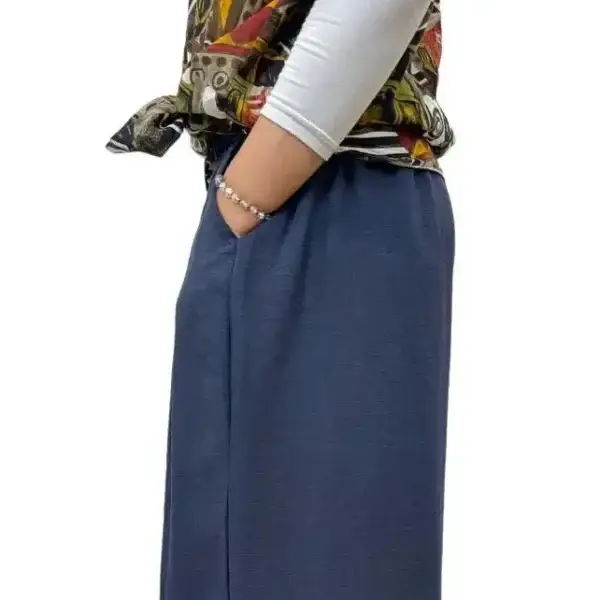 Seluar Palazzo Wanita SHORTCURRENT PALLAZO PANTS HIGH WAIST LOOSE WIDE LEG BERPOKET